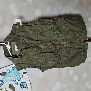 Crewcuts | Army Green Cargo Vest